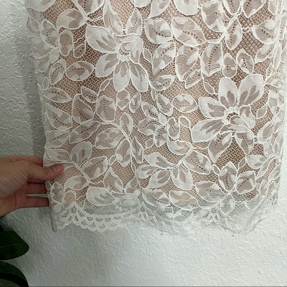 Lulus White Lace Crochet Midi Dress size small - Picture 7 of 14